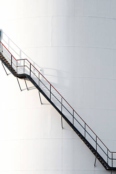 istock industrial staircase at white tank 179481613