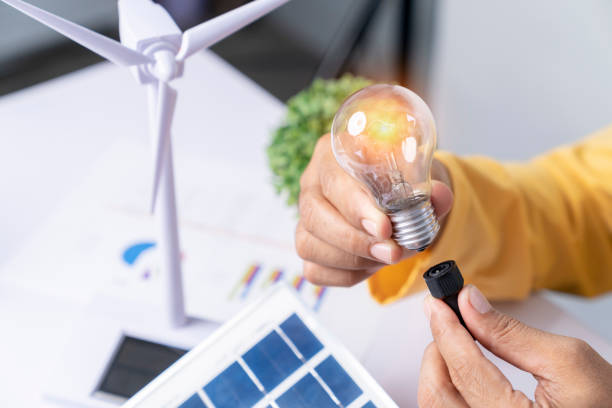 istock Generating electricity from wind energy 1794821201
