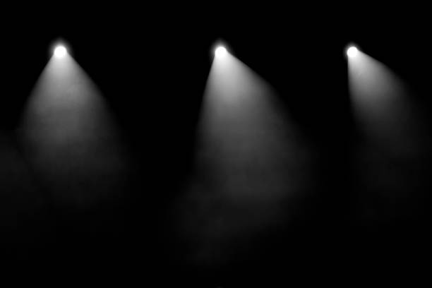 istock Dry white ice smoke clouds fog empty stage textured. 1794847202