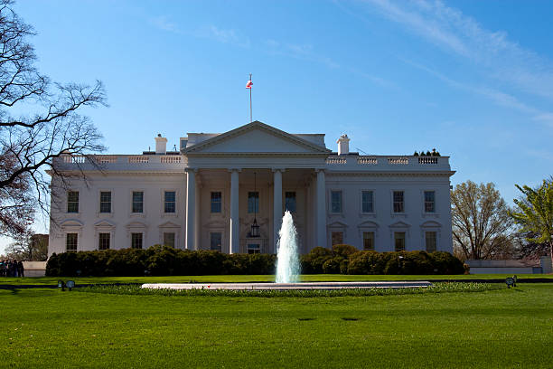 istock Front fasade of the White House 179485005