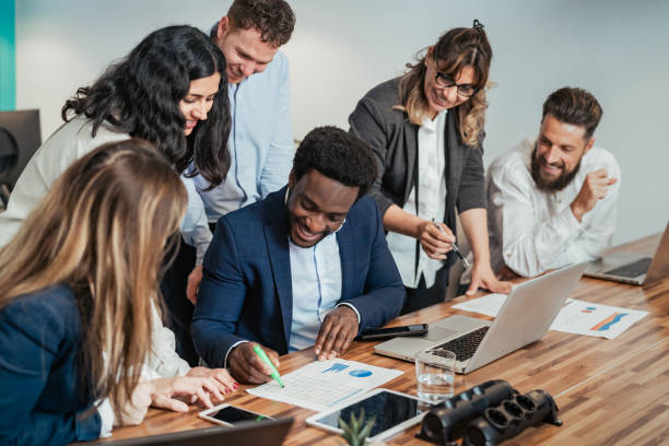 istock Business team of diverse people doing strategic planning work inside modern office - Entrepreneurship concept 1794863232