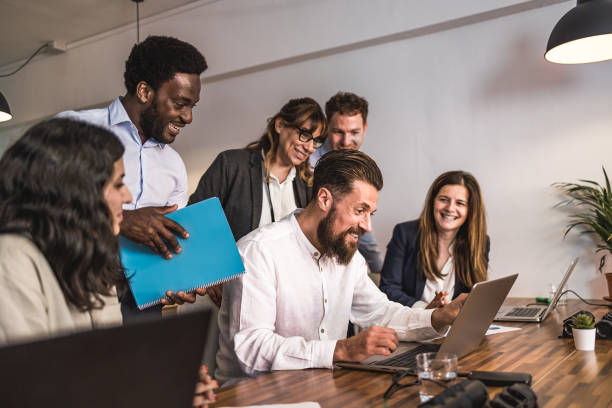 istock Business team doing strategic planning work inside modern office - Entrepreneurship concept 1794863776