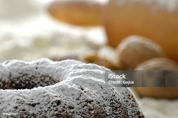 Nahaufnahme Eines Christmas Cake Stockfoto und mehr Bilder von Backen - Backen, Bildhintergrund, Dessert
