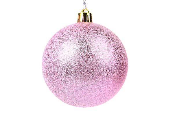 istock Pink dull christmas ball 179487823