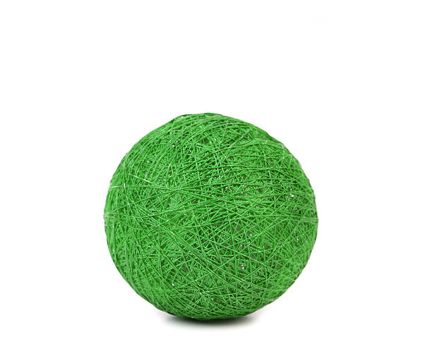 istock Ball of green thread. 179487854