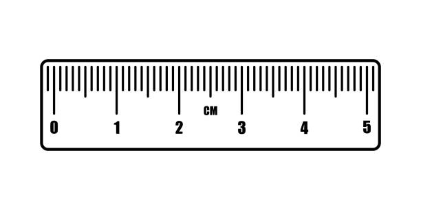 Ruler scale measure. Vector icon length measurement scale chart. Centimetre  illustration. Ruler scale measure. Vector icon length measurement scale chart. Centimetre  illustration. centimetre stock illustrations