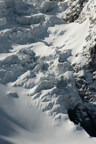 Photo of a Glacier in Switzerland