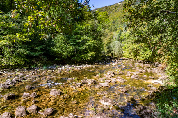 istock Areuse gorges in Switzerland. River with may waterfalls. 1794912213