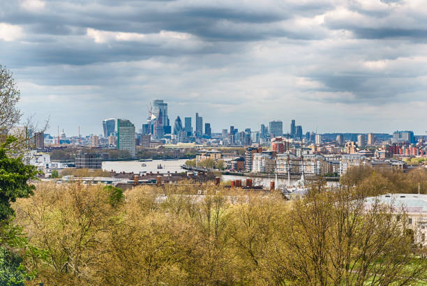 istock Panoramic view from the Royal Observatory in Greenwich, London, UK 1794919175
