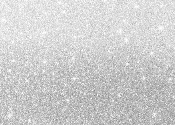 istock Silver glitter background texture white sparkling shiny wrapping paper for Christmas holiday seasonal wallpaper decoration, greeting and wedding invitation card design element 1794923630