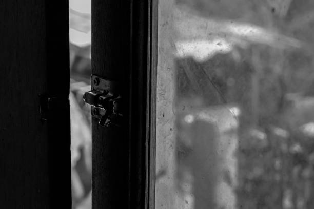 istock The bedroom window is slightly open. 1794953406