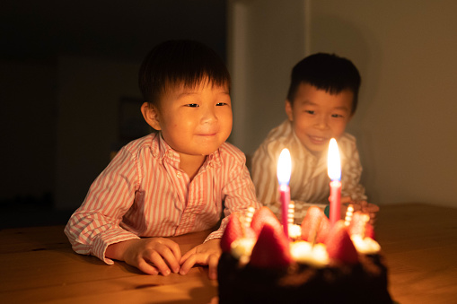 Celebrating with Joy: Brother's Birthday Candle Bliss