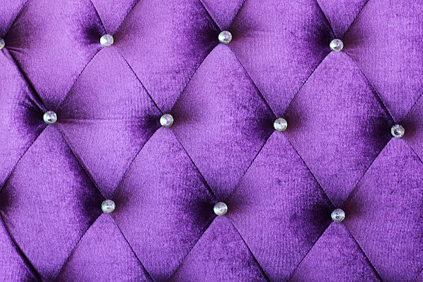 istock Purple velvet cushion 179498456