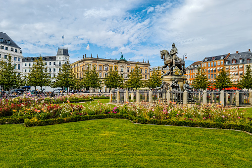 The King's New Square (Kongens Nytorv) in Copenhagen in Denmark.