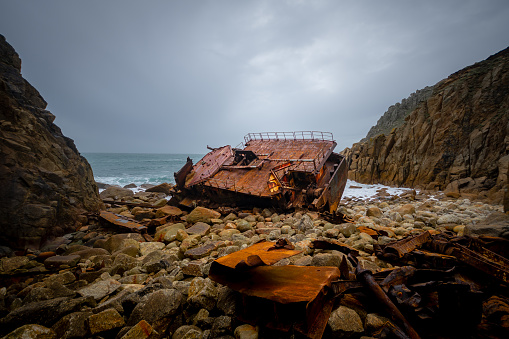The RMS Mulheim is a shipwreck situated off the coast of Lands End, Cornwall.