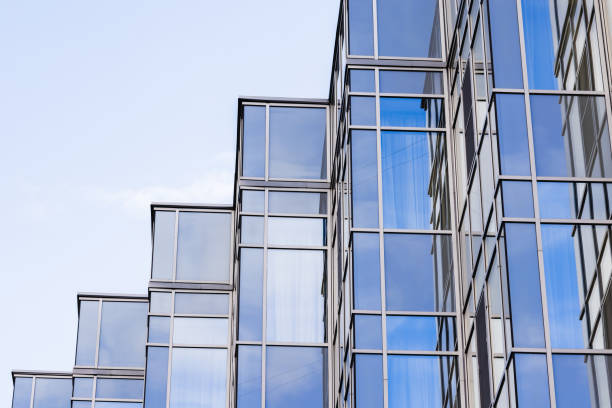 Abstract modern architecture details, urban facade