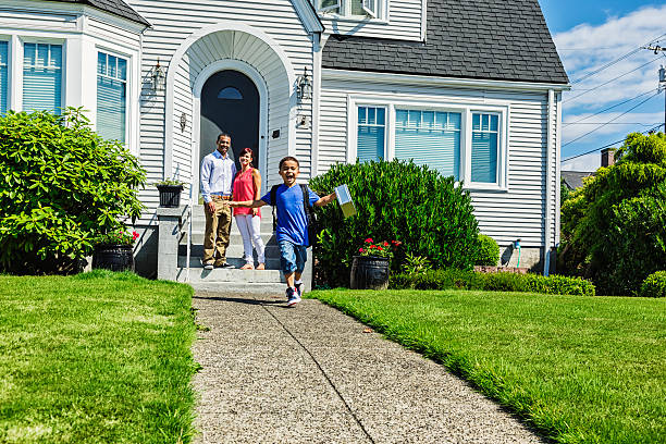 istock Enthusiastic Young Boy Off To School 179504317