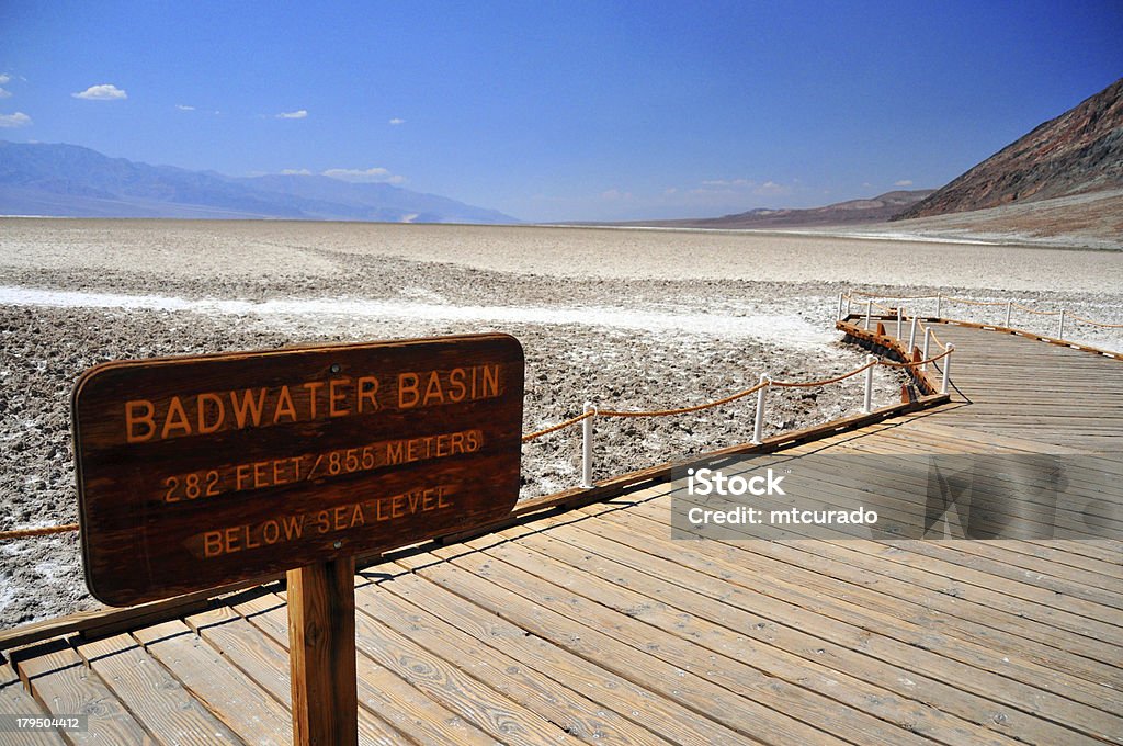 USA, California, Death Valley NP: Badwater Basin - Foto de stock de Aire libre libre de derechos