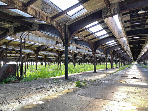 Abandoned old train station in New Jersey