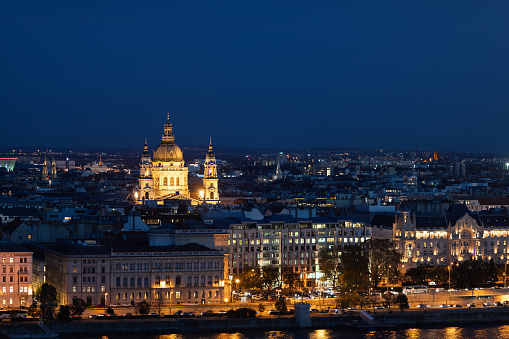 Scenic summer view of the Old Town architecture with Elbe river embankment in Dresden, Saxony, Germany