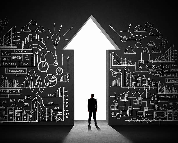 istock Businessman and business plan 179506495