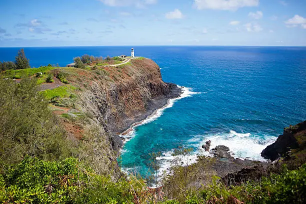 Photo of Hawaiian Lighthouse Daytime by the Bay