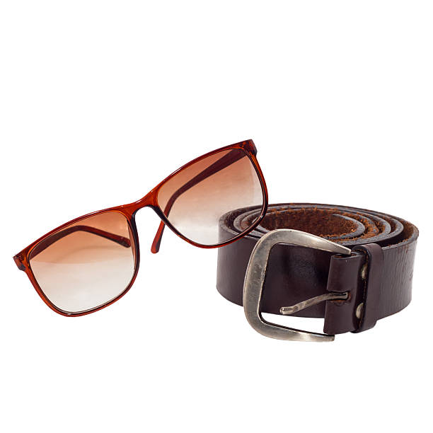 istock Sunglasses and leather belt 179508163
