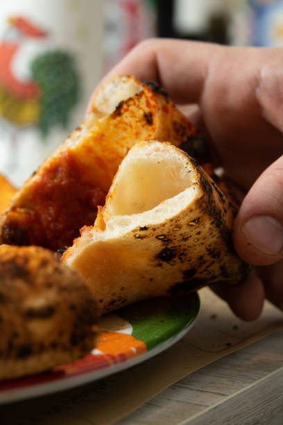 Inside of the pizza edge