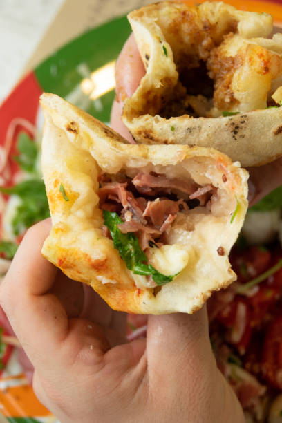 istock Inside of the pizza filled with ham 1795088298