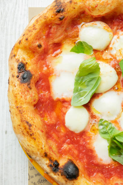istock Traditional margherita pizza at the table 1795088320