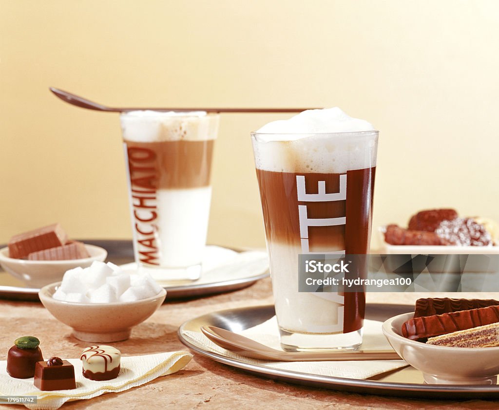 Latte Macchiato - Photo de Bar à expresso libre de droits