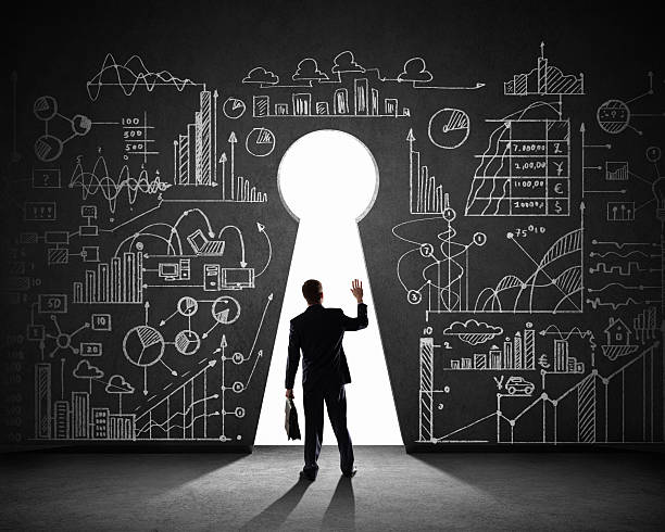 istock Businessman and business plan 179513715