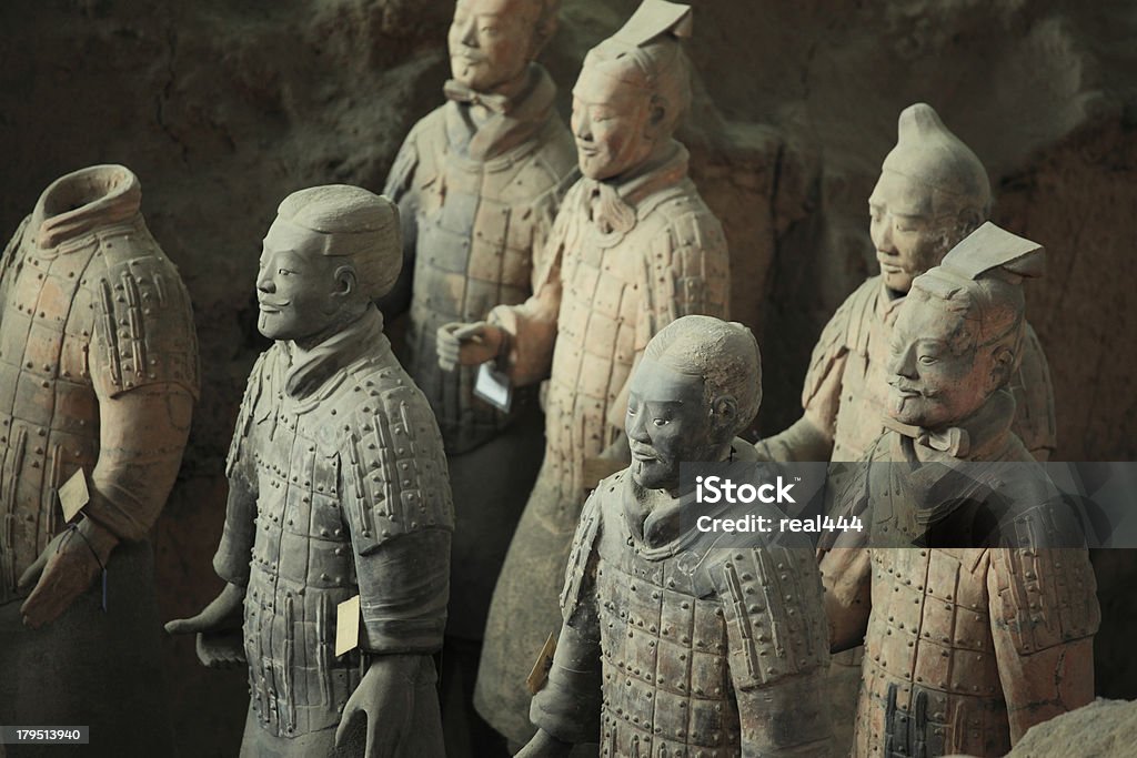 Terracota Warriors - Foto de stock de Antiguo libre de derechos