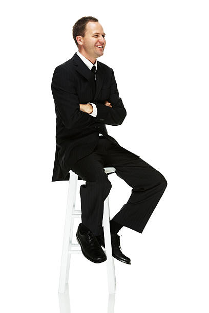 istock Businessman sitting with arms crossed 179515111