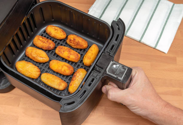 Bolinho de Batata Crocante na AirFryer: Delícia Leve! - receita deliciosa profissional - passo 2