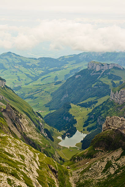 Paesaggio delle Alpi. - foto stock