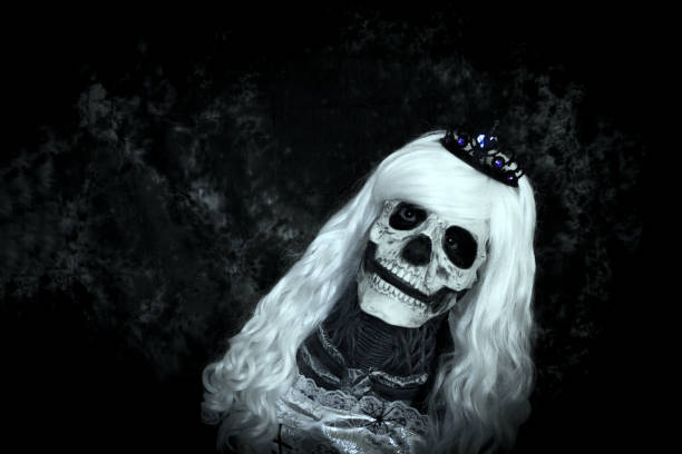 istock Woman dressed as dead halloween 1795249195