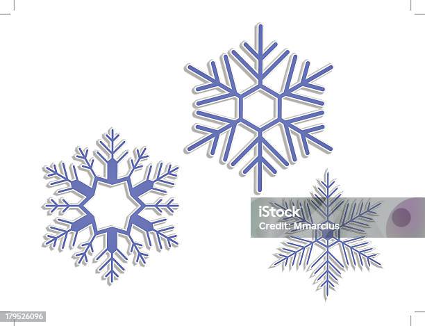 Ilustración de 3 D Vector Snowflakes y más Vectores Libres de Derechos de Frío - Frío, Abstracto, Arte