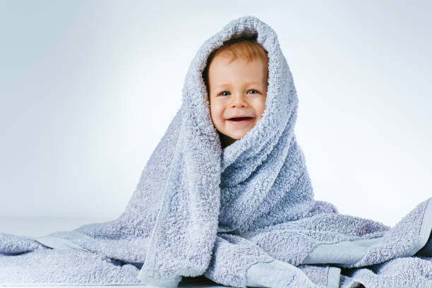 istock Baby after washing 1795274334