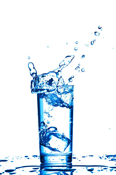 istock Water splashes in the glass 179530364