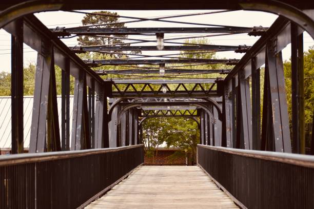 istock Old Iron and Wood Bridge 1795303678