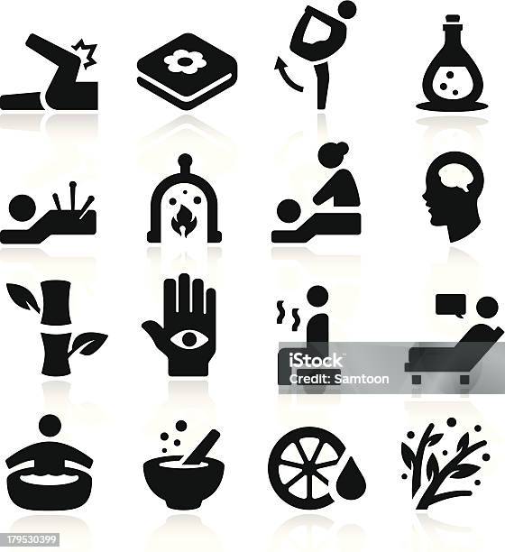 Терапия Значки — стоковая векторная графика и другие изображения на тему Набор иконок - Набор иконок, Физиотерапия, Иконка