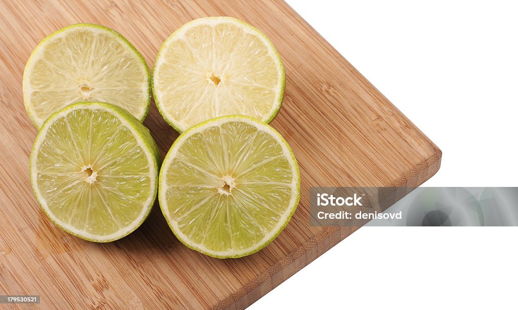 Tranches de citron et de citrons verts - Photo de Abstrait libre de droits