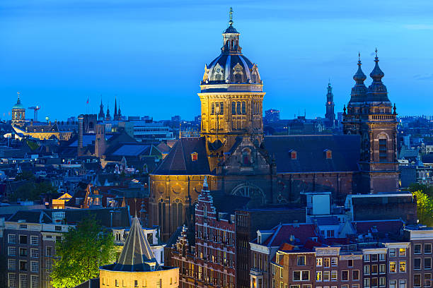istock Basilica of St. Nicholas at night 179530996