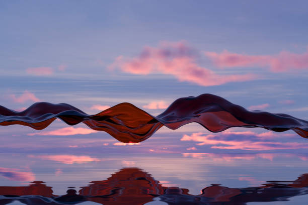 istock Flying Cloth on Sea Abstract Nature Background 1795310664