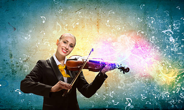 istock Violinist in business suit 179535213