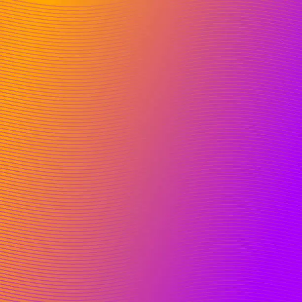 Vector illustration of Vibrant gradient background with line patterns.