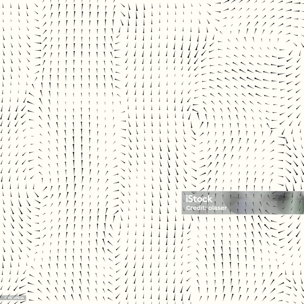 Black Dashed Wave Patterns Creating A Harmonious Geometric Design On ...