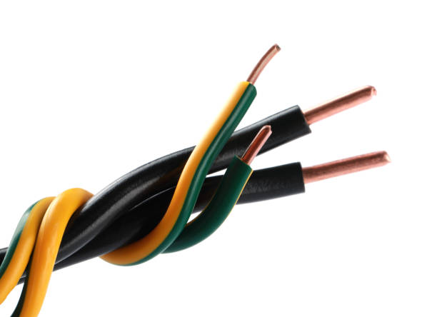 istock New colorful electrical wires on white background 1795361160