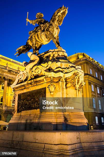 Monument Prince Eugene Von Savoy Budapest Stockfoto und mehr Bilder von Architektur - Architektur, Bronze, Budapest